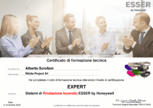Certificato di Formazione Tecnica