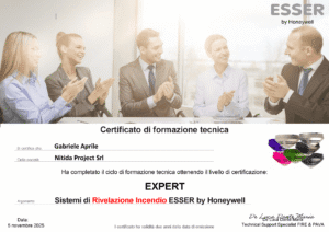 Certificato di Formazione Tecnica